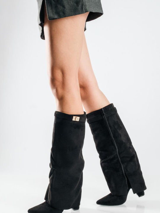 Suede Women's Boots Black
