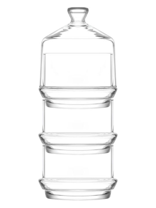 Γυάλινη Ορντεβιέρα 3 Θέσεων Διάφανη Ø8xY23cm Π8.1xΜ8.1xΥ23cm Γυάλινη Ορντεβιέρα 3 Θέσεων Διάφανη Ø8xY23cm Π8.1xΜ8.1xΥ23cm