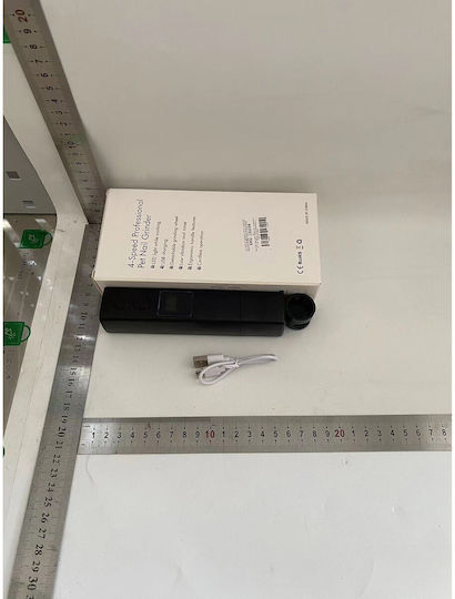 Fișă De Unghii Electrică Pentru Animale De Companie Flippy Încărcare Usb Laser De Joacă Capac Antipraf Ecran Electronic 15 X 3 Cm Viteze Multiple Negru