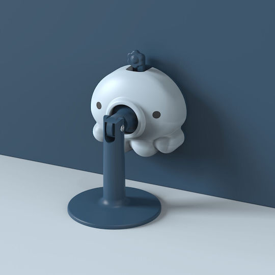 Wooden Door Stopper Blue