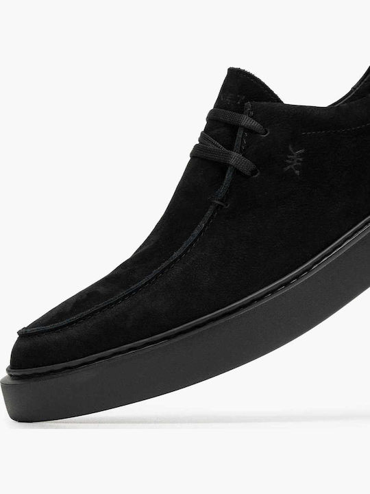 Δερμάτινα Ανδρικά Loafers σε Μαύρο Χρώμα