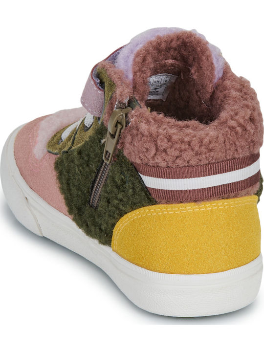 Adidași Copii Tip Înalt Cu Închidere Hoop & Loop Multicolori