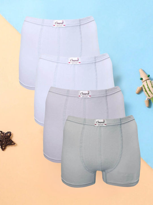 Onurel Set of Kids' Boxers Multicolored 4pcs