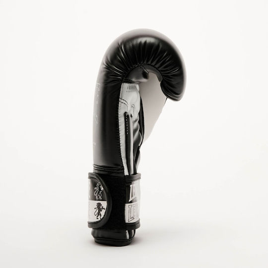 Leone 1947 Kids Boxing Gloves Leather for Match Black