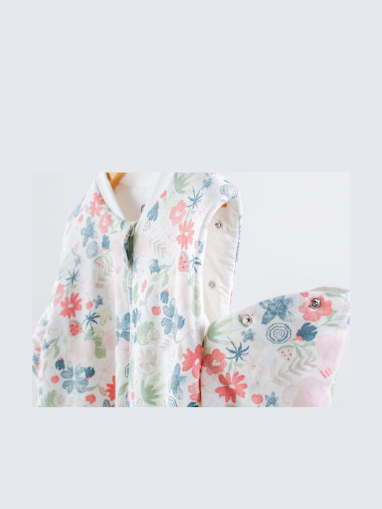 abo Winter Sleeping Bag with Feet Classic 2.5 Tog Classic Flowers & Watermelon with Detachable Sleeves