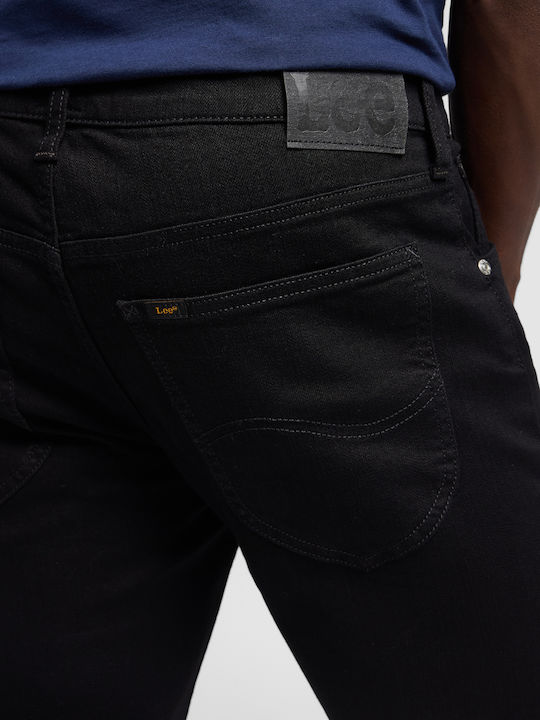 Daren Zip Fly Мъжки Дънкови Панталони Еластичен Black
