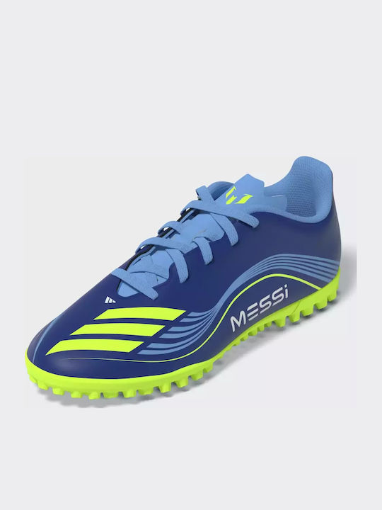 F50 Messi Club Kids Turf Soccer Shoes Blue