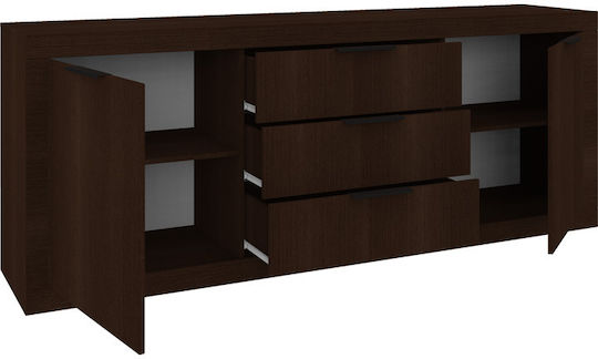 Μπουφές Doha από Ξύλο με Συρτάρια 210x45x80.5cm Μπουφές Doha από Ξύλο με Συρτάρια 210x45x80.5cm