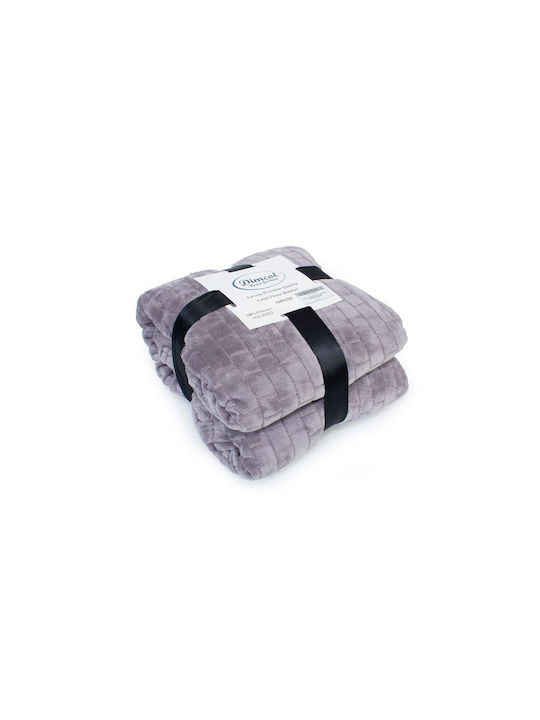 Dimcol Jacquard Κουβέρτα Fleece Μονή 160x220εκ.