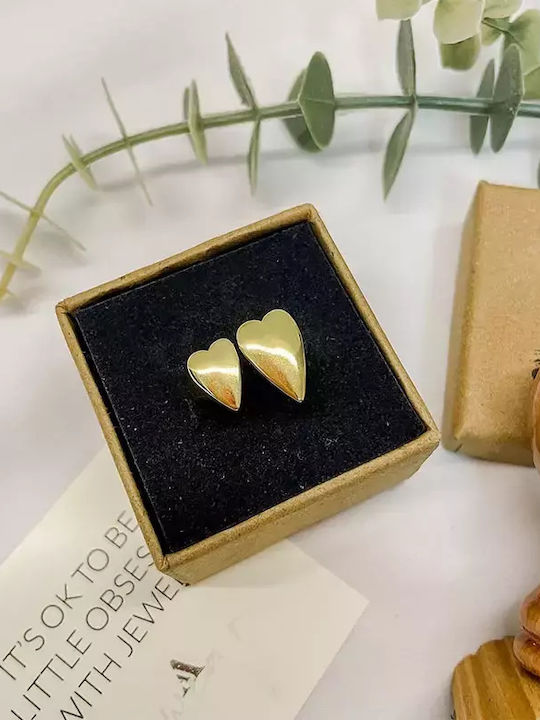 Δαχτυλίδι Ανοξείδωτο Ατσάλι Καρδιές Awear Kimberley Gold