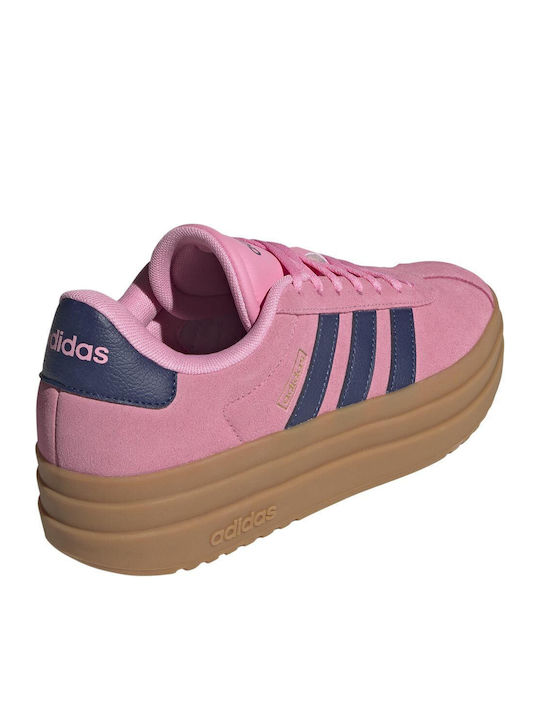 VL COURT BOLD Γυναικεία Flatforms Sneakers Ροζ