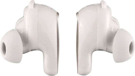 Bose QuietComfort Ultra (2nd Gen) In-ear Bluetooth Handsfree Earphones with Sweat Resistance and Charging Case White Smoke