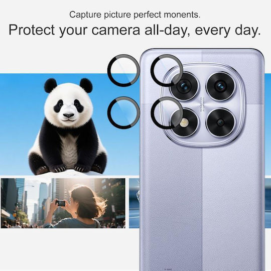 Back Glass Camera Protection Tempered Glass Transparent for the Redmi Note 14 Pro 5G, POCO X7 5G