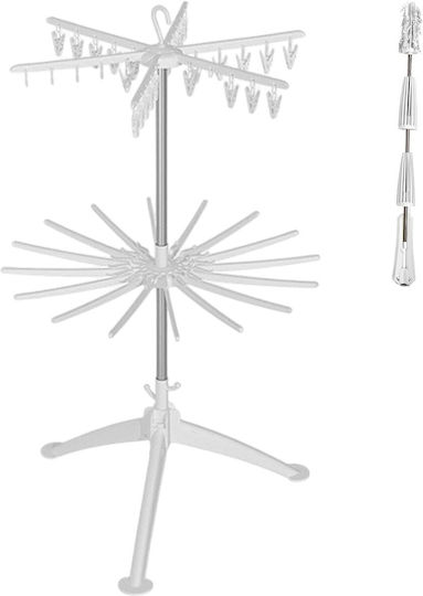 Klappbarer Boden-Kleiderständer Rostfreier Stahl 130x75cm
