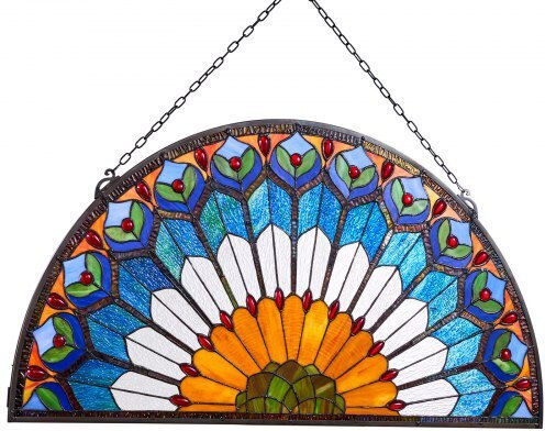 Vevor Tiffany Style Stained Glass Panel Chain 36 x 18 Inches Byxcsblbbyxcjakcj001v0