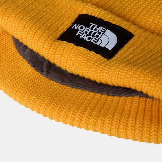 Salty Beanie Unisex Beanie Gestrickt in Gold Farbe