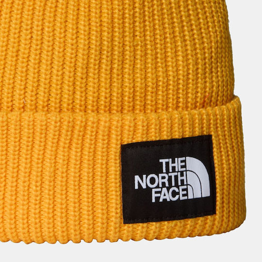 Salty Beanie Unisex Beanie Gestrickt in Gold Farbe