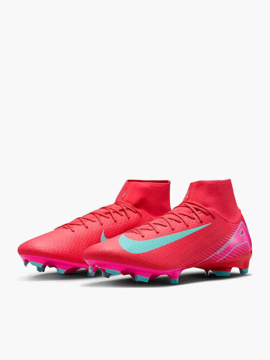 Nike Mercurial Superfly 10 Academy Football Shoes with Cleats Red
