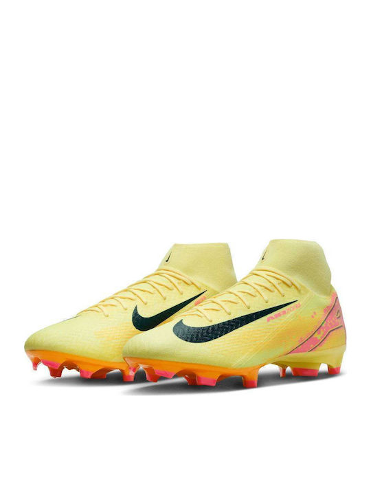 Nike Mercurial Superfly 10 Academy Kylian Mbappé Pantofi de Fotbal cu crampoane Lt Laser Orange / Armory Navy