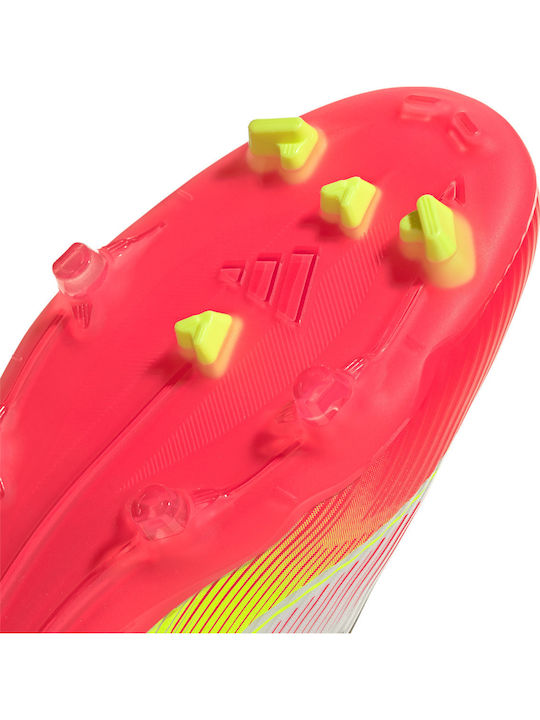 adidas F50 League Football Shoes with Cleats Beige