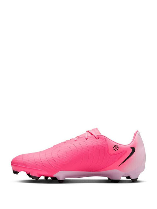 Nike Phantom GX 2 Academy Football Shoes with Cleats Sunset Pulse / Black