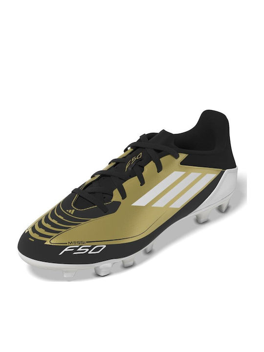 adidas F50 Club Messi Football Shoes with Cleats Gold