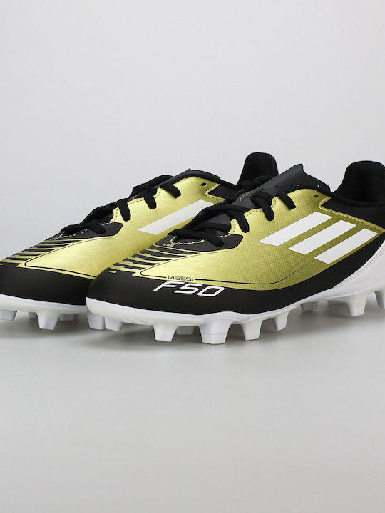 adidas F50 Club Messi Football Shoes with Cleats Gold