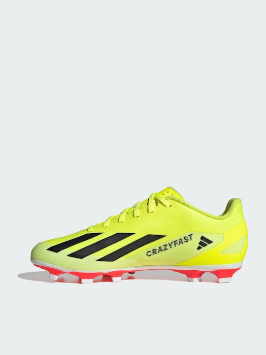 adidas X Crazyfast Club Football Shoes with Cleats Yellow