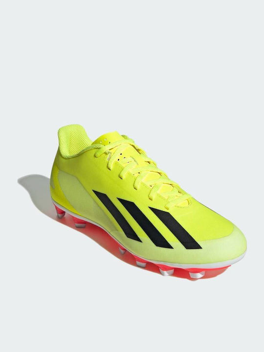 adidas X Crazyfast Club Football Shoes with Cleats Yellow