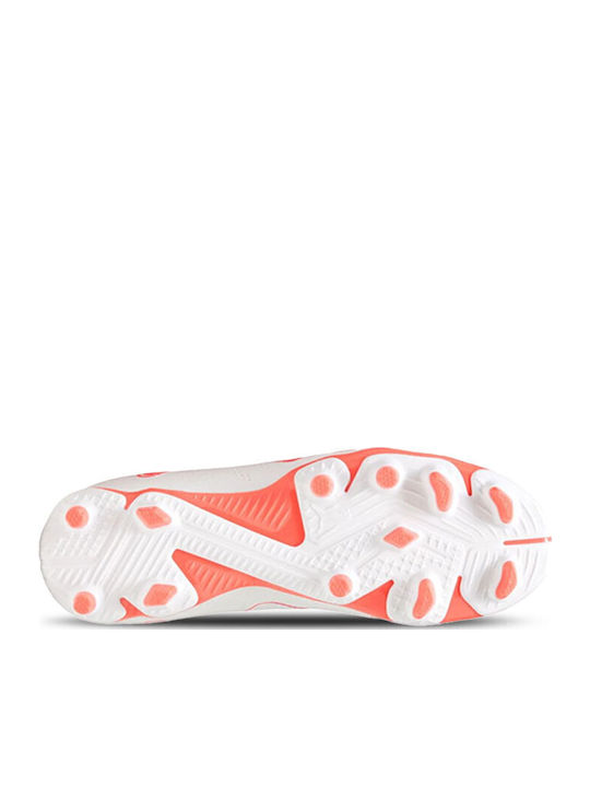 PUMA Future Play Ποδοσφαιρικά Παπούτσια με Τάπες FG/AG Λευκά PUMA Future Play Ποδοσφαιρικά Παπούτσια με Τάπες FG/AG Λευκά