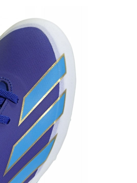 adidas X Crazyfast Club Messi Football Shoes with Cleats Lucid Blue / Blue Burst / Cloud White