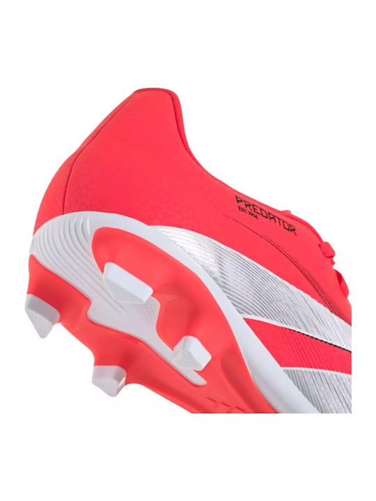 adidas Predator Club Football Shoes with Cleats Red
