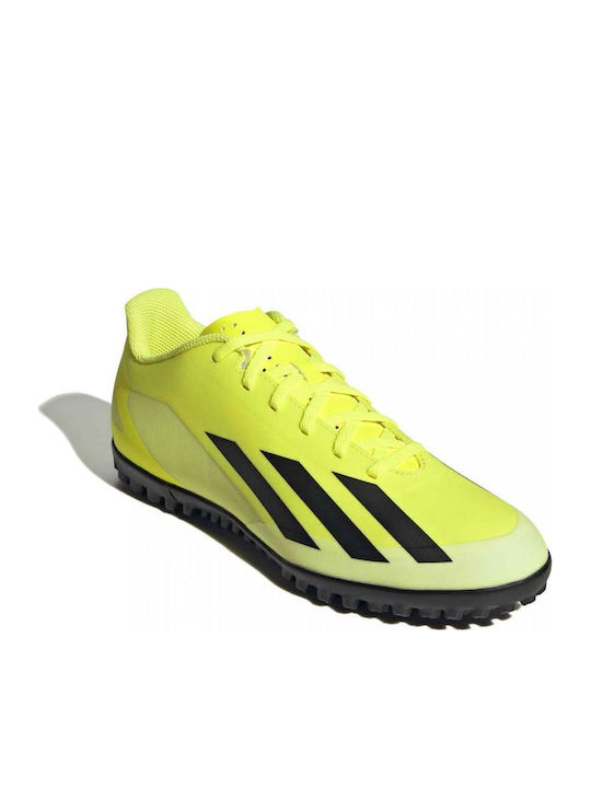 adidas X Crazyfast Club Football Shoes with Molded Cleats Yellow