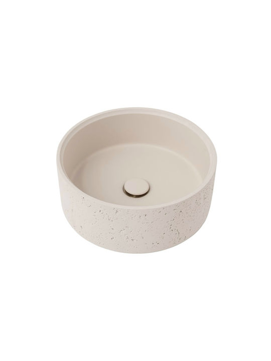Naron Nr-b001 Countertop Sink Stone 39.5x12cm Beige