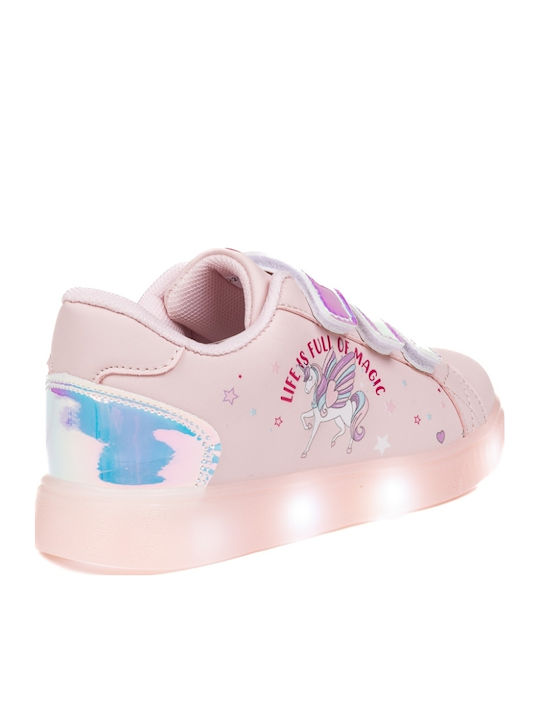 Kinder Sneakers mit Lichtern Rosa