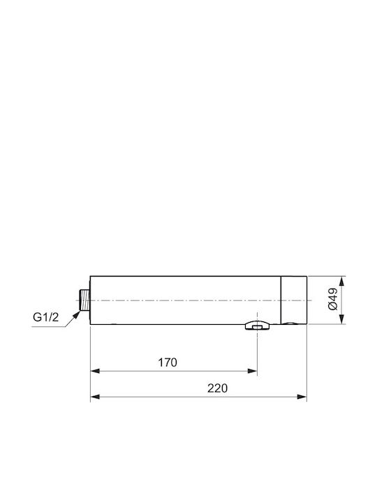 Sink Faucet Wall Mounted Ideal Standard Sensorflow A7560aa Silver Chrome Glossy