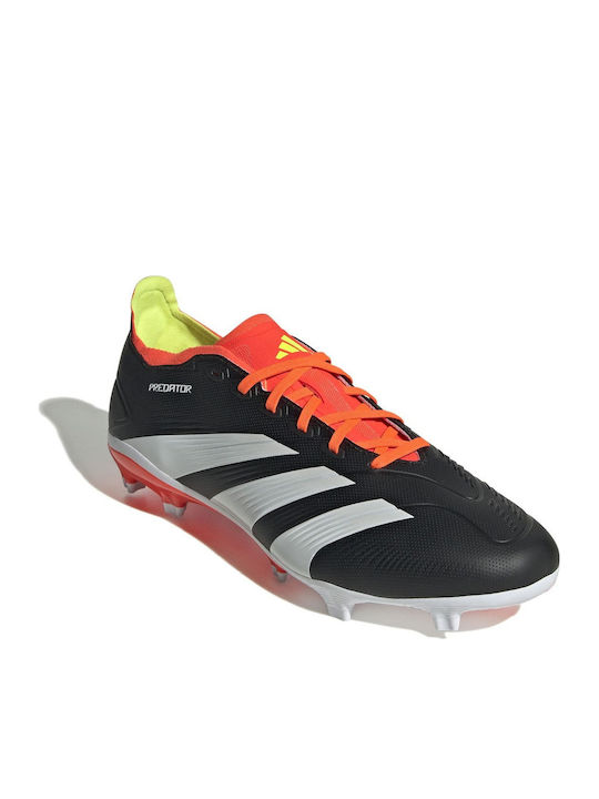 adidas Predator League Ποδοσφαιρικά Παπούτσια με Τάπες FG Core Black / Cloud White / Solar Red