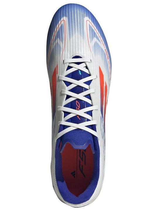 adidas F50 League Fußballschuhe mit Stollen Cloud White / Solar Red / Lucid Blue