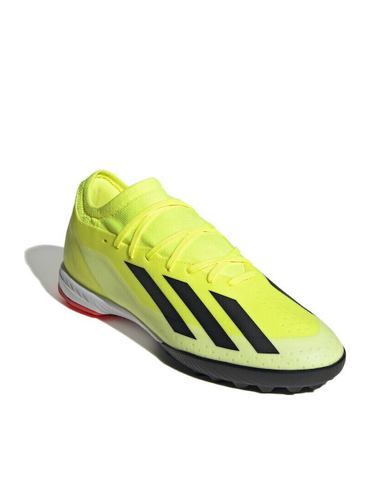 adidas X Crazyfast League Football Shoes with Molded Cleats Team Solar Yellow 2 / Core Black / Cloud White