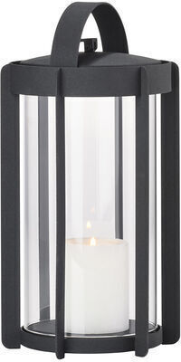 Zone Denmark Metallic Lantern Black 15.3x15.3x25cm