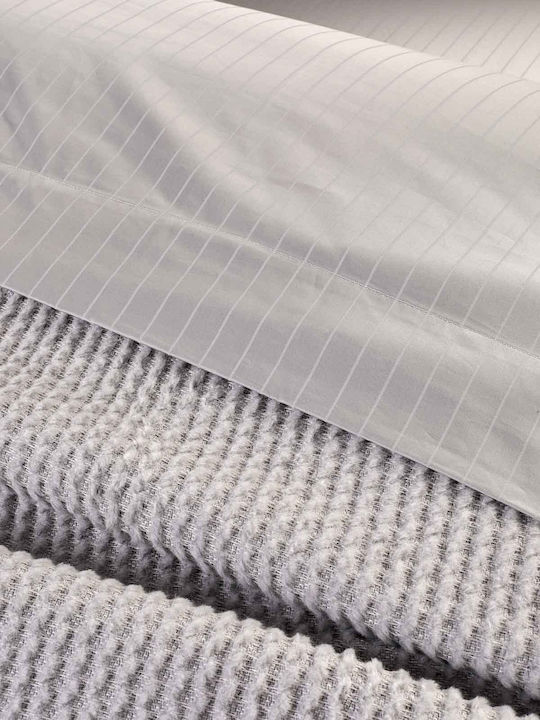 Σετ Παπλωματοθήκη Charisma Elegance 170x250 Grey