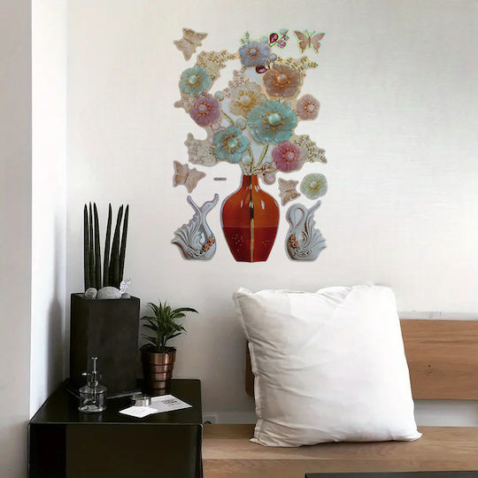 Декоративни Стикери За Стена 8d Ваза С Цветя Home Decor 2dis16