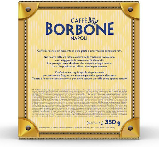 Caffe Borbone Κάψουλες Espresso Blu Συμβατές με Μηχανή Dolce Gusto 50caps