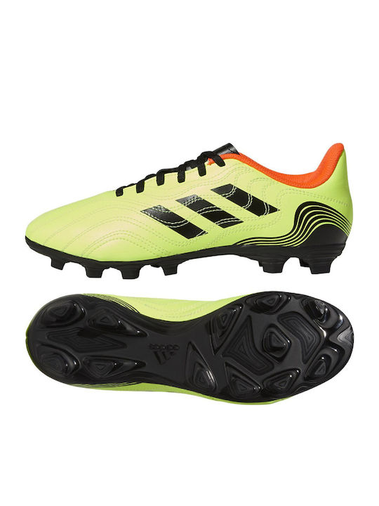 adidas Copa Sense.4 Football Shoes with Cleats Team Solar Yellow / Core Black / Solar Red