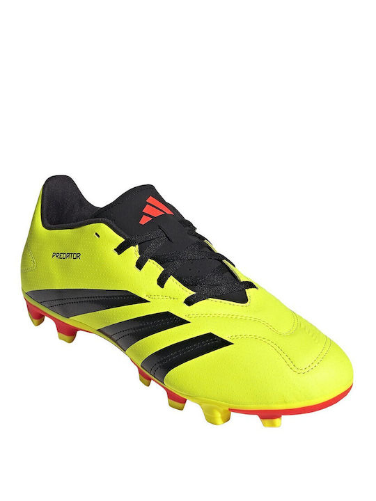 adidas Predator Club Fußballschuhe mit Stollen Gelb