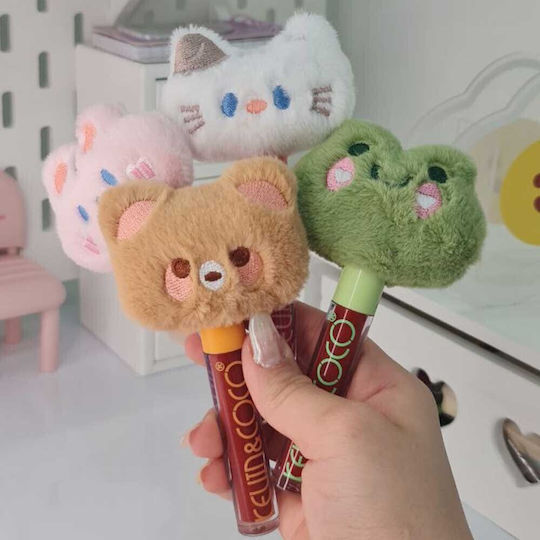 Lip Gloss Kevinandcoco Model Broscuță Animată Plush Verde