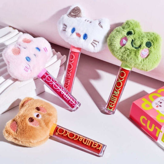 Lip Gloss Kevinandcoco Model Broscuță Animată Plush Verde