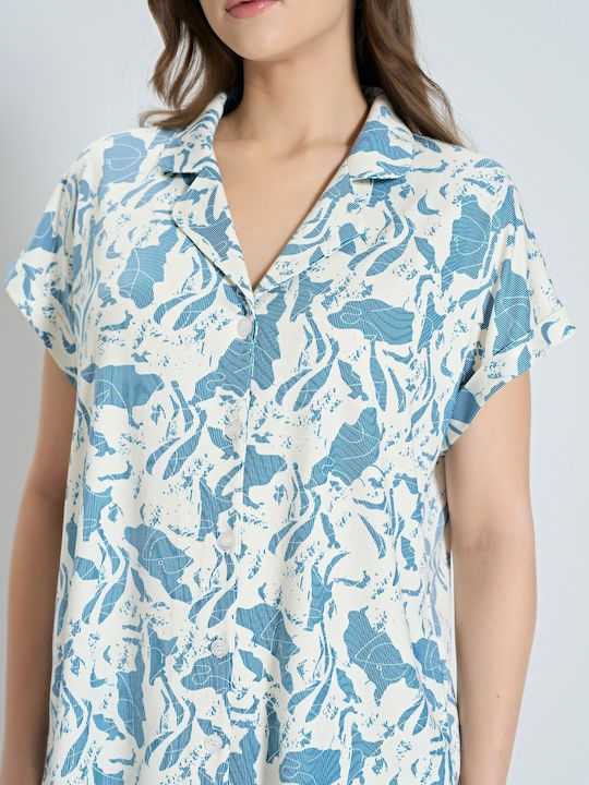 Pijadore Set Pijamale pentru Femei Blue