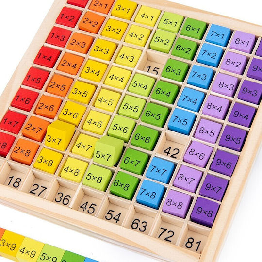 Montessori Educational Game Letters & Numbers made of Wood