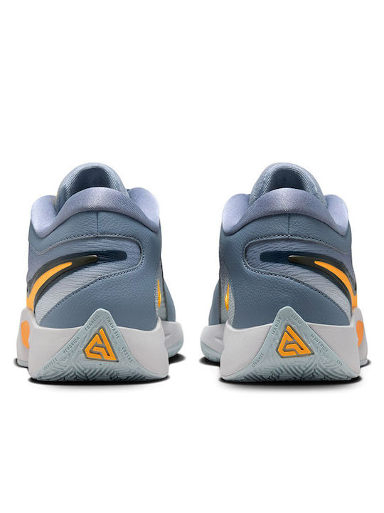 Giannis Freak 6 "Hunger" Χαμηλά Μπασκετικά Παπούτσια Ashen Slate / Armory Navy / Glacier Blue / Laser Orange
